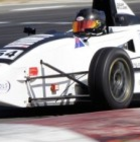 Calan Williams racing pole position