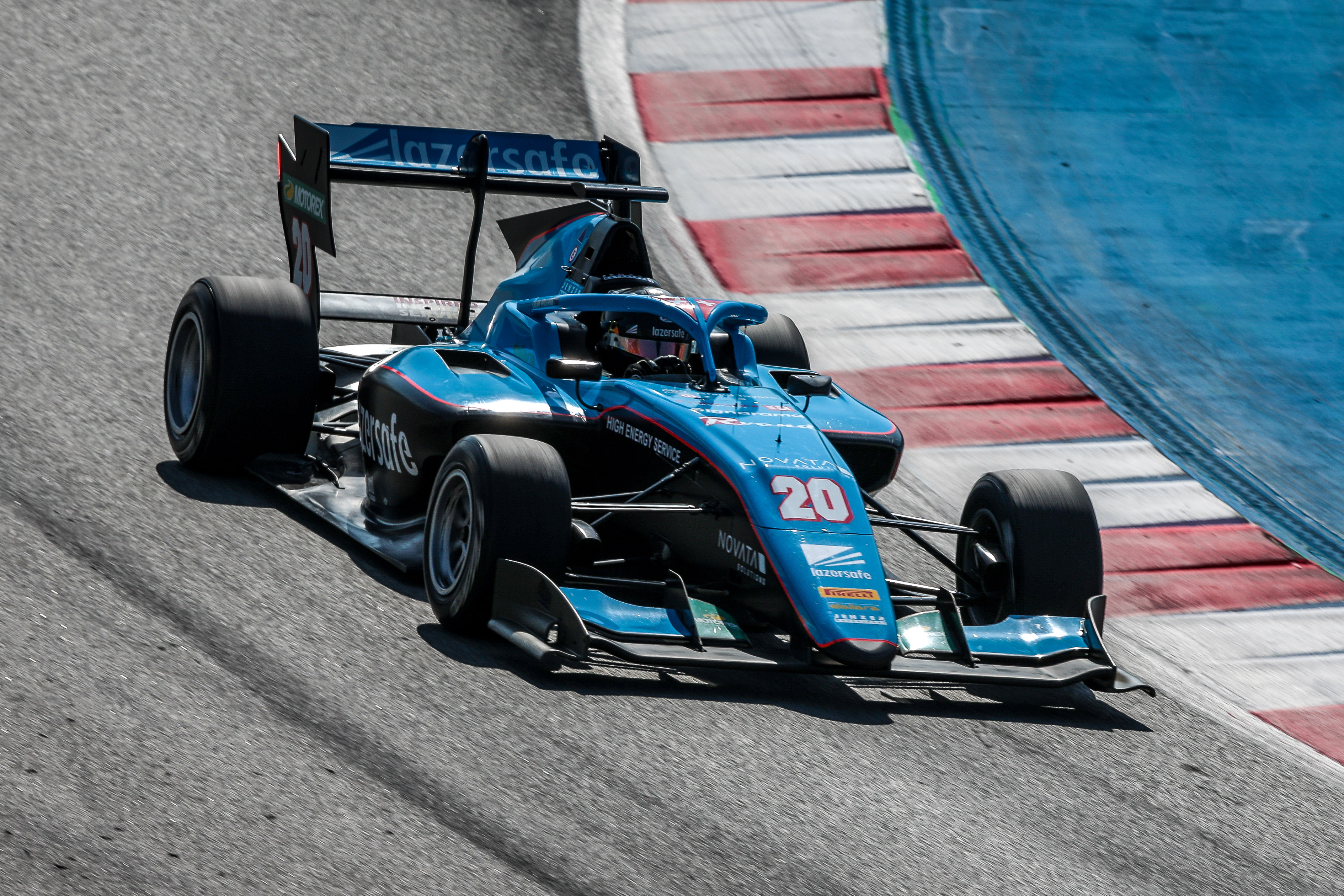 Calan Williams on the race track