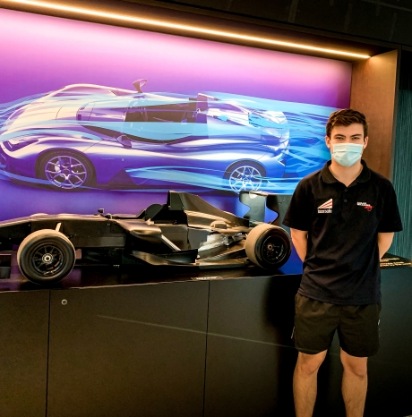 Calan Williams Racing at Dallara HQ