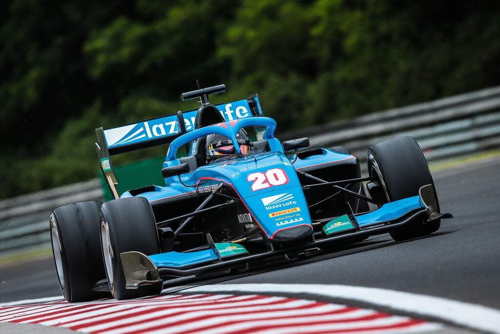 Calan Williams racing in hungary