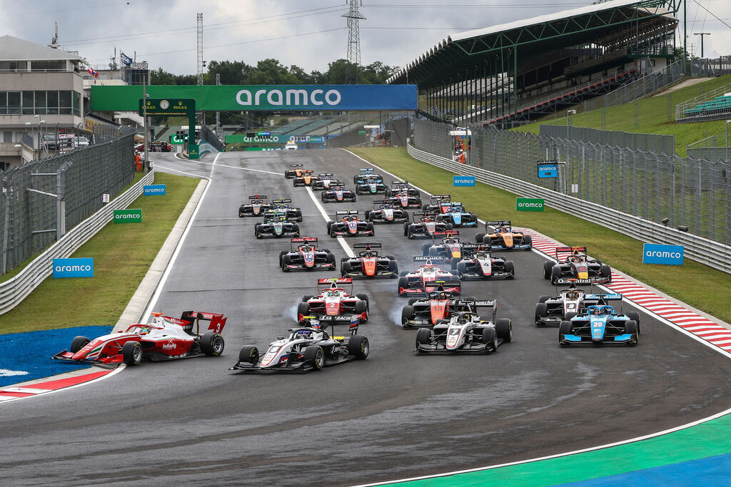 Calan Williams on the race track