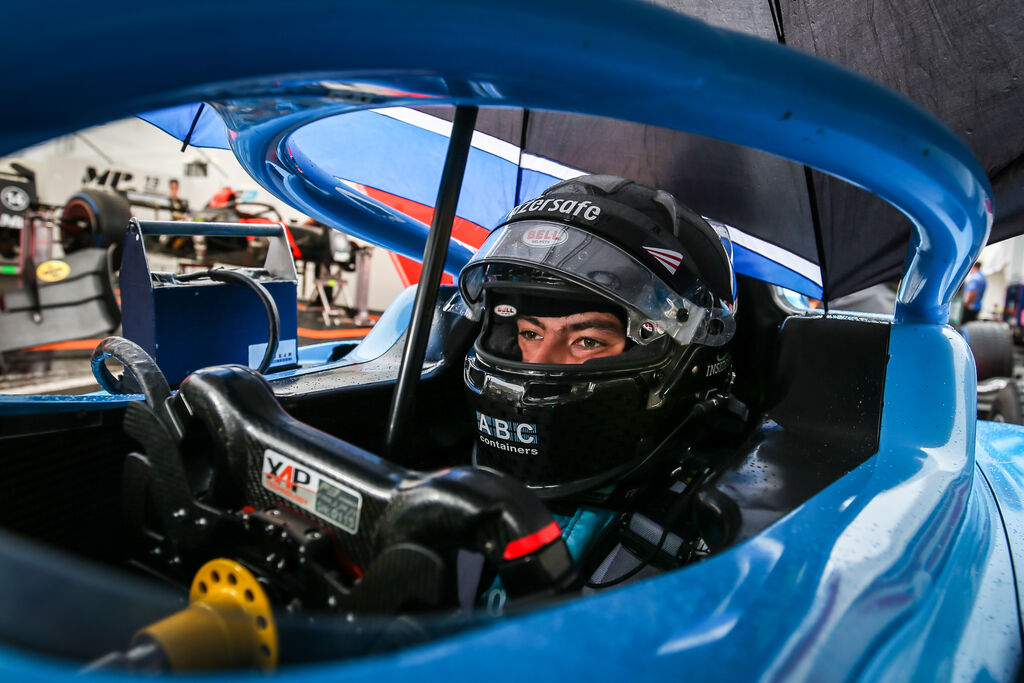 Calan Williams Racing Action shot