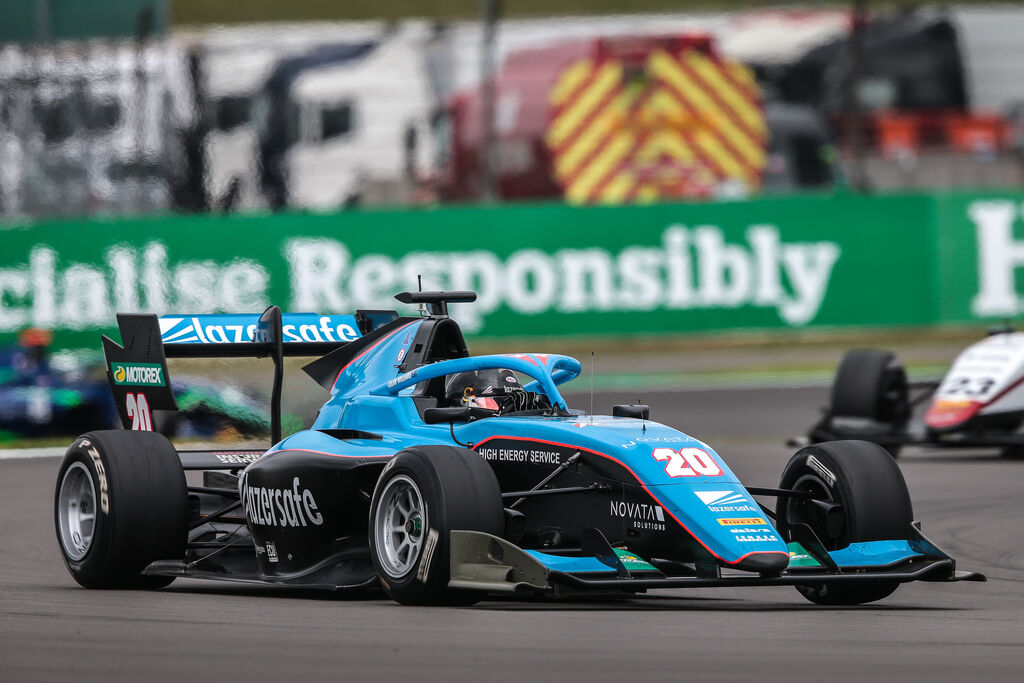 Calan Williams on the racing track