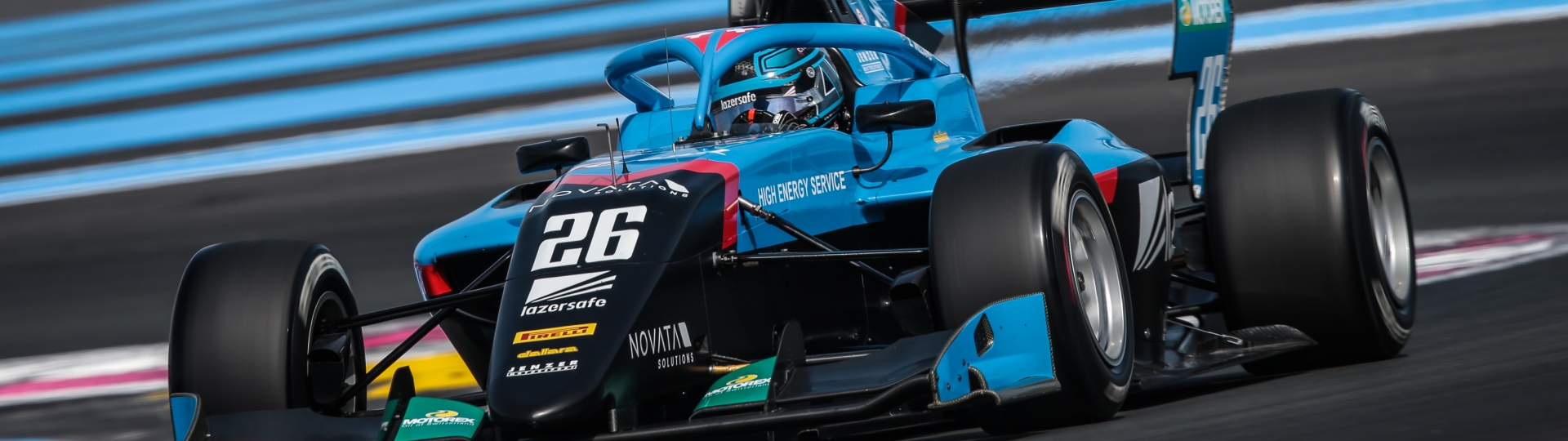 Calan Williams on the race track