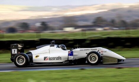 Calan Williams Racing in the distance
