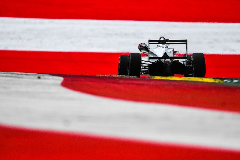 Calan Williams on the race track