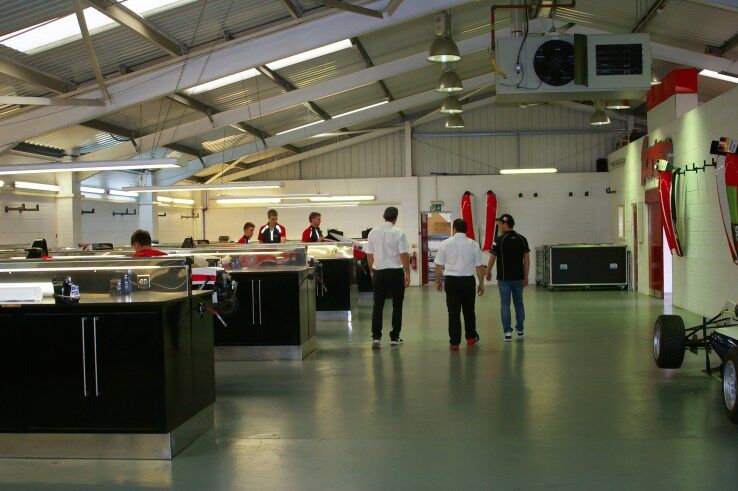 Calan Williams with members from Fortec