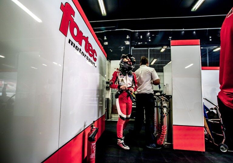 Calan Williams at Fortec Motor Sports