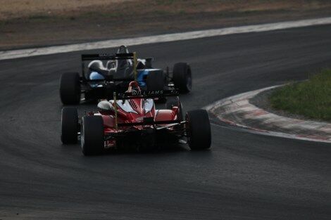 Calan Williams in the lead