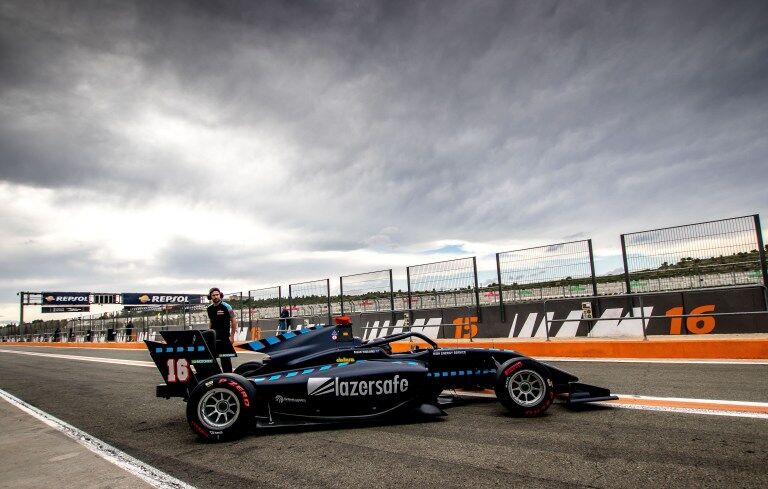 Calan Williams Racing car Lazer Safe